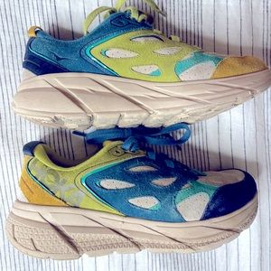 Hoka Clifton Suede “Shifting Sand”